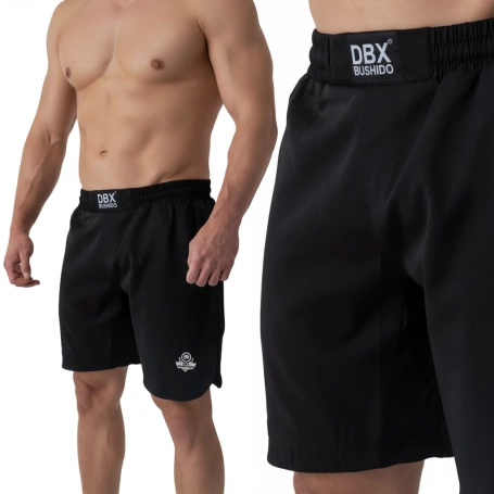 Bushido MMA Shorty Trainingsshorts Schwarz XL