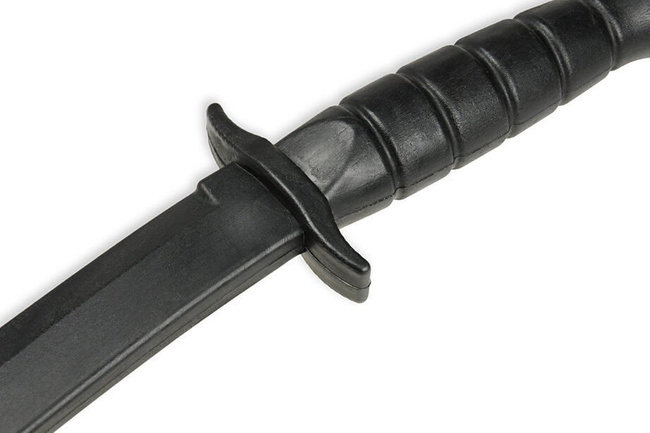 Gummi-Trainingsmesser Messerattrappe, schwarz - ARW-5051