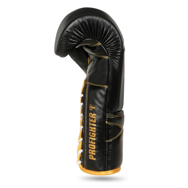 Schnürbare Boxhandschuhe mit Mehrschichtpolsterung – ProFighter Gold – Legacy Series
