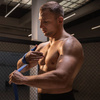 BLAUE BOXBANDAGEN, WRAPS, 4 METER, BUSHIDO