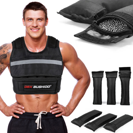 30 kg (12 x 2,5 kg) Gewichtstrainingsweste