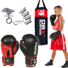 80 cm / 15 kg - Set - Kinder-Boxsack DBX Junior Rot