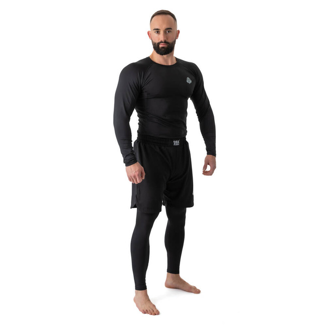 Rashguard langarm schwarz BlackRSL - S