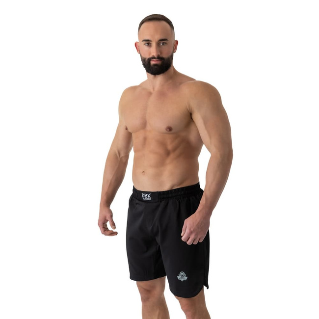 Bushido MMA Shorty Trainingsshorts Schwarz XL