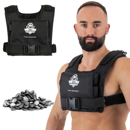 10 kg (6 x 1,65 kg) - Trainingsweste mit Gewicht