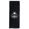 Schwarzes schnelltrocknendes Sporthandtuch 80x30 cm