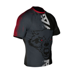 Wolf" Kompressions-T-Shirt Rashguard aus DBX MORE DRY M