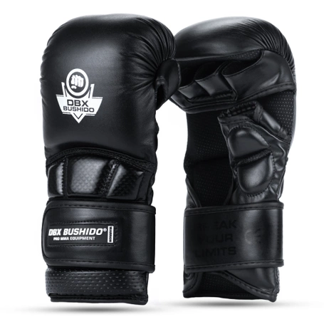 MMA Sparring Handschuhe L - Warrior Schwarz - Legacy Series