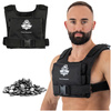 10 kg (6 x 1,65 kg) - Trainingsweste mit Gewicht