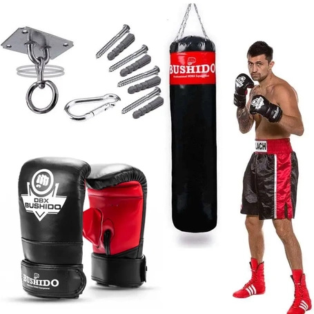 130 cm / 30 kg - Home Pro 130 Boxset - Boxsack + MMA Handschuhe