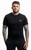 Hochwertiges Baumwoll-T-Shirt mit kleinem grauen DBX Bushido-Logo