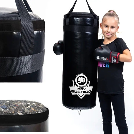 Kinder Boxsack - Junior Black - 80 cm / 15 kg
