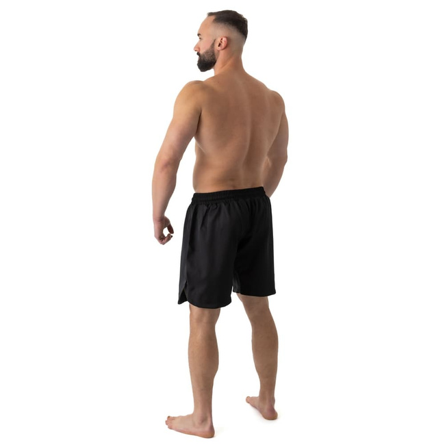 Bushido MMA Shorty Trainingsshorts Schwarz XL