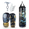 Kinder-Set Dragon LEER Boxsack + Handschuhe – 75 cm