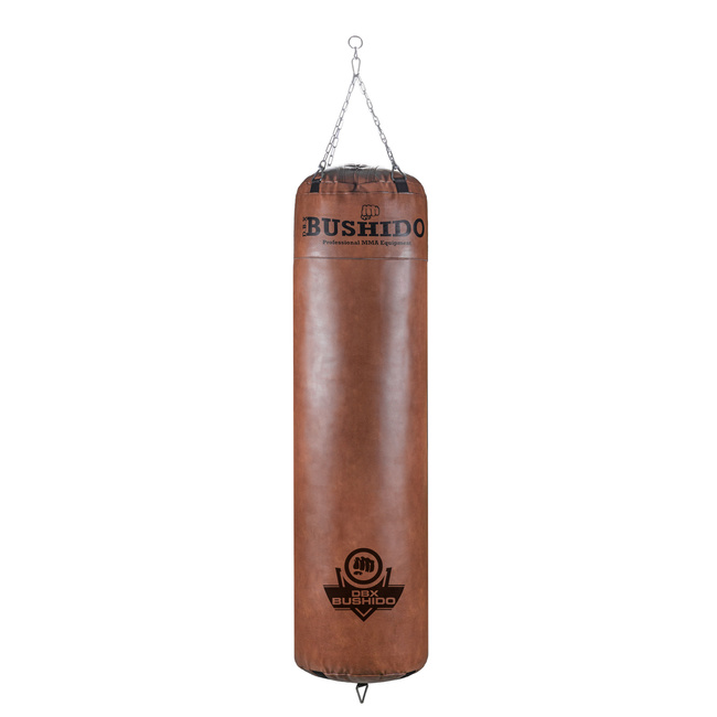 Boxsack Trainingssack 150 cm 50 kg RETRO Braun – Spartan | DBX Bushido