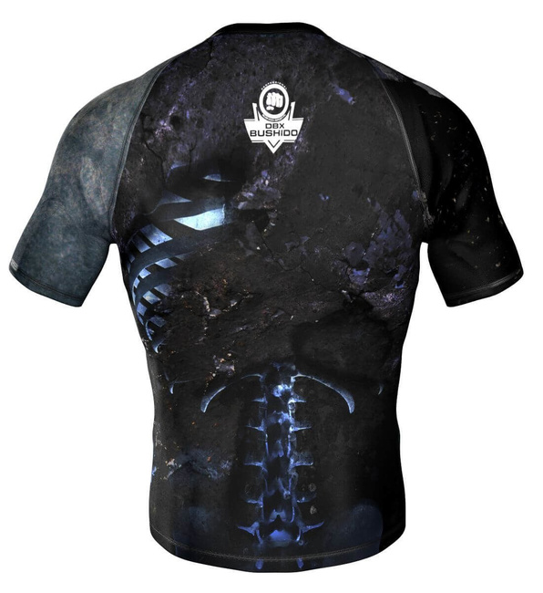 Rashguard kurz "Bones" Kompressions-T-Shirt MMA, BJJ, DBX BUSHIDO R-118H XXL