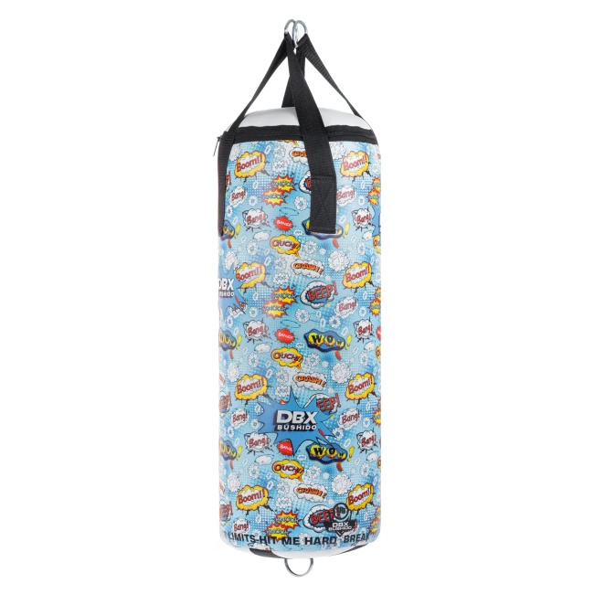 Set für Kinder Cartoon Blue – LEER Boxsack + Handschuhe – 65 cm