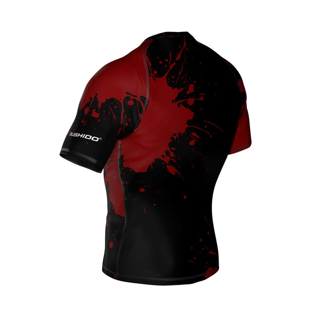 Das "Blood" Kompressions-T-Shirt Rashguard aus Material DBX MORE DRY M