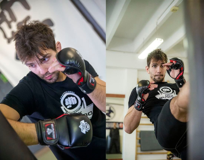 MMA Sparring Handschuhe L/XL - Phantom Rot - Valor Series