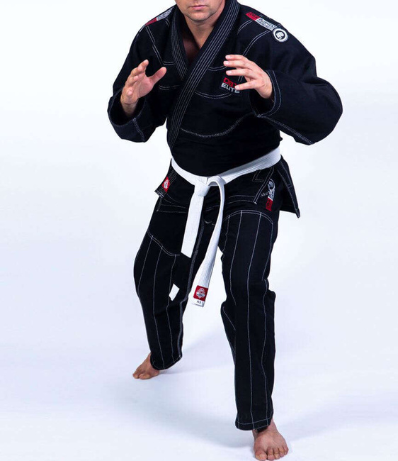 Kimono / GI für BJJ Training - Schwarz DBX ELITE A0 + PAS A0