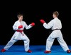 WKF Karate Handschuhe - Spannstulpen rot M