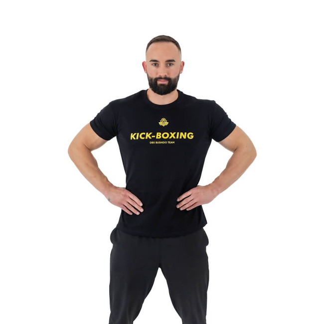 Baumwoll-T-Shirt "Kick-boxen" - M