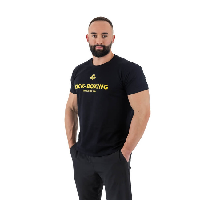 Baumwoll-T-Shirt "Kick-boxen" - M