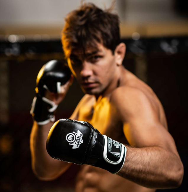 MMA Sparring Handschuhe M - Phantom Weiß - Valor Series