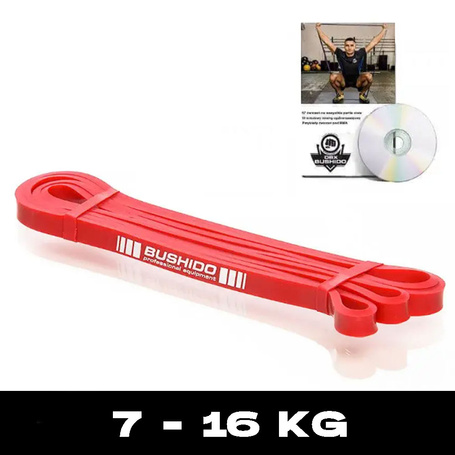 Power Band 13 - Verstärktes Trainingsgummi DBX BUSHIDO ROT 7-16 KG