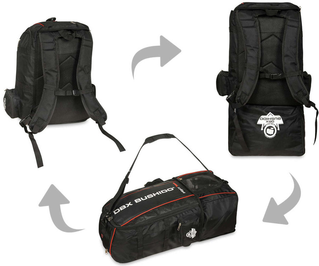 Trainingstasche 3 in 1 - Rucksack + Tasche - PREMIUM DBX-SB-21
