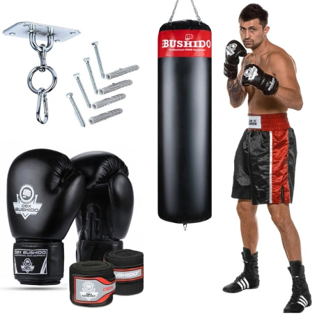 130 cm / 30 kg - Home Pro 130 Boxset - Boxsack + Handschuhe