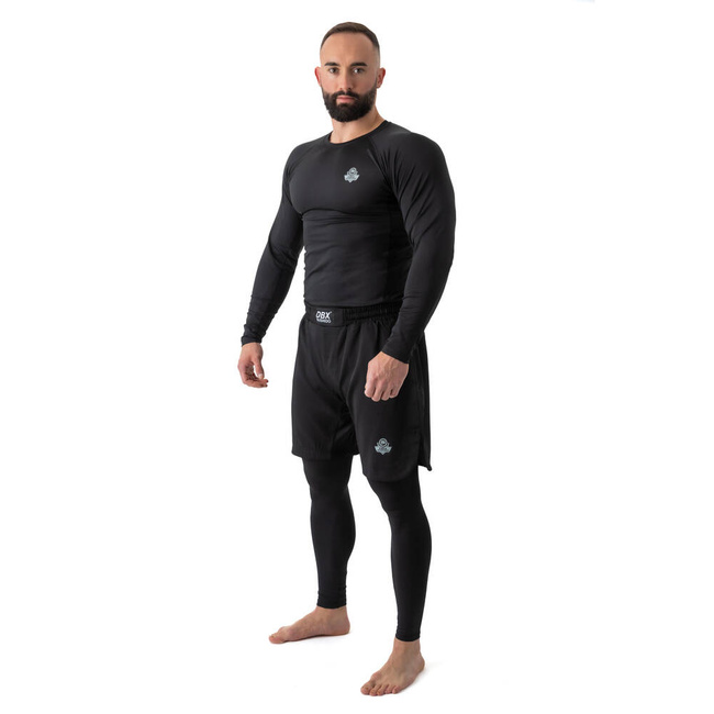 Rashguard langarm schwarz BlackRSL - S