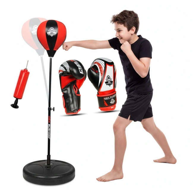 DBX PRO Set - Standing Boxing Pearl + Boxhandschuhe + Pumpe + Schlüsselanhänger