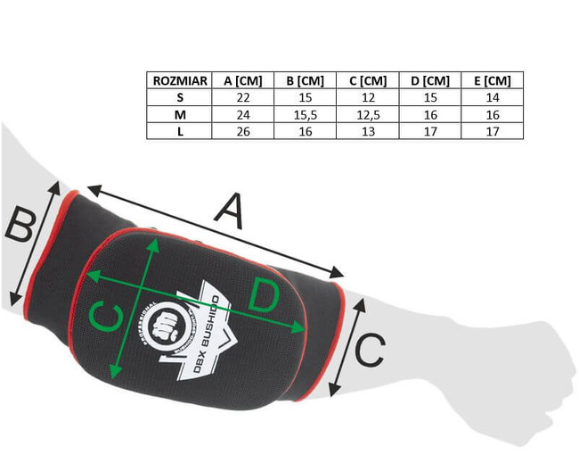 Ellbogenschützer - elastische Ellbogenbandage ARP-2106 S