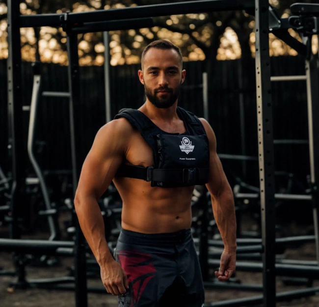 10 kg (6 x 1,65 kg) - Trainingsweste mit Gewicht