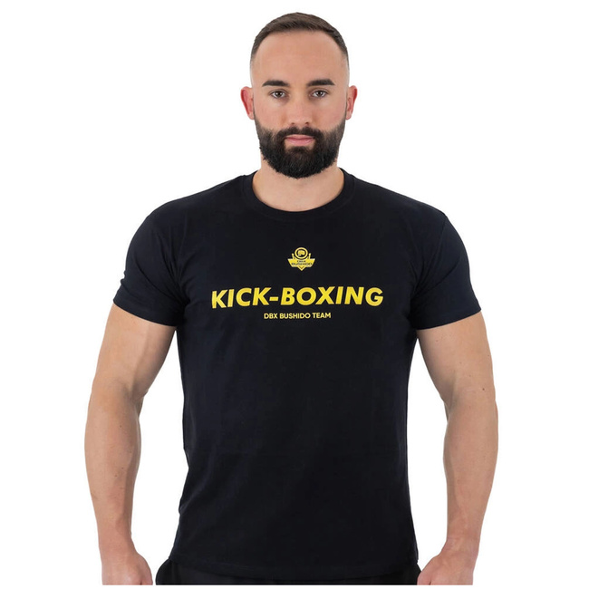 Baumwoll-T-Shirt "Kick-boxen" - M