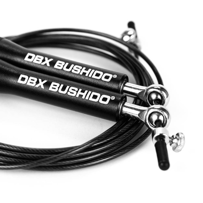 Aluminium-Springseil mit Stahlkabel DBX Pro Black + Schutzhülle