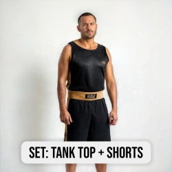 Set – Professionelles Box-Outfit | Tank Top + Shorts