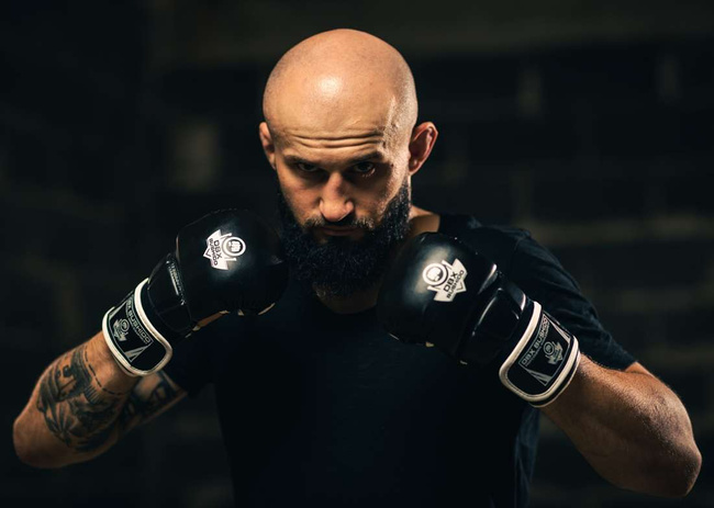 MMA Sparring Handschuhe M - Phantom Weiß - Valor Series