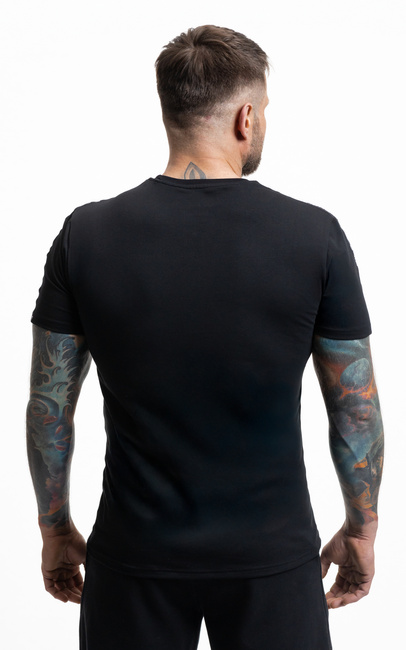 Hochwertiges Baumwoll-T-Shirt mit DBX Bushido-Streifen