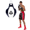 Hollow Boxing Pear XXL - Hook Sack Schwarz und Weiß