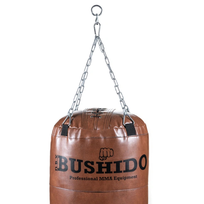 Boxsack Trainingssack 150 cm 50 kg RETRO Braun – Spartan | DBX Bushido