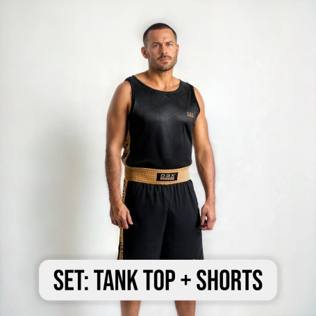 Set – Professionelles Box-Outfit | Tank Top + Shorts