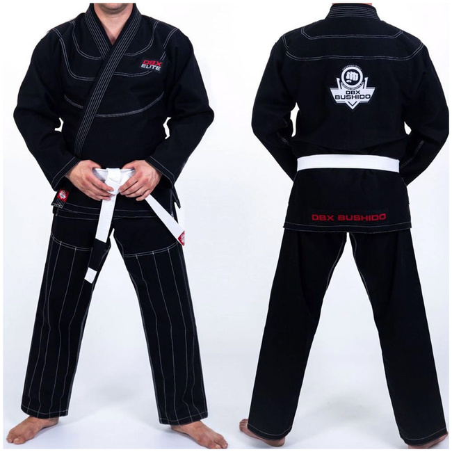 Kimono / GI für BJJ Training - Schwarz DBX ELITE A0 + PAS A0