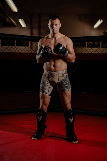 MMA Handschuhe M - Taver Black - Origin Serie
