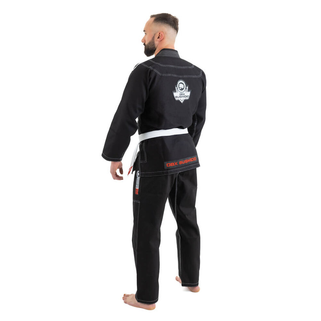 Kimono / GI für BJJ Training - Schwarz DBX ELITE A0 + PAS A0