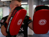 PAO-Trainingsschild aus Naturleder