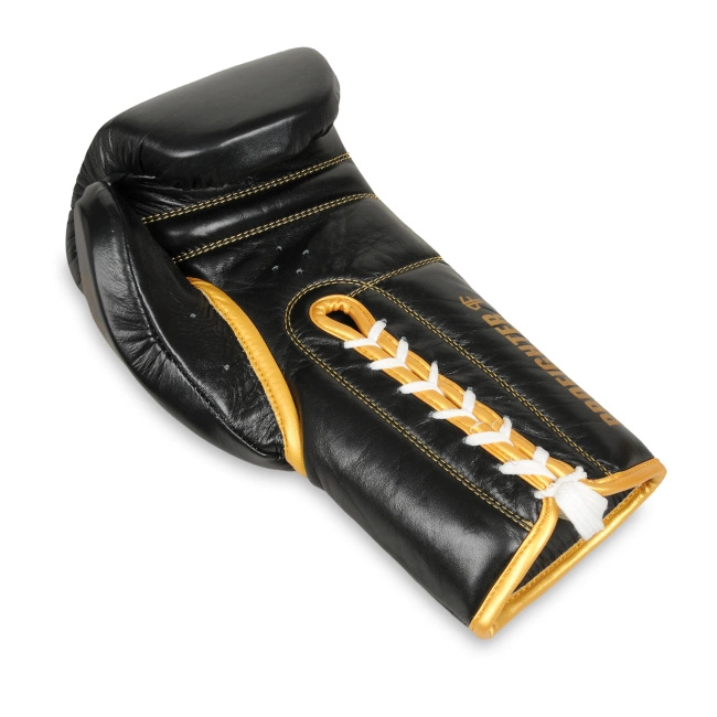 Schnürbare Boxhandschuhe mit Mehrschichtpolsterung – ProFighter Gold – Legacy Series