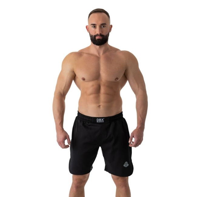 Bushido MMA Shorty Trainingsshorts Schwarz XL