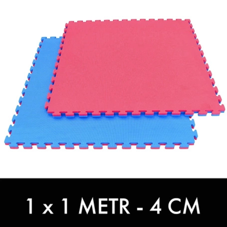 Gymnastikmatte mit Sicherheitszertifikat - Puzzle 1x1m - Tatami 4 cm
